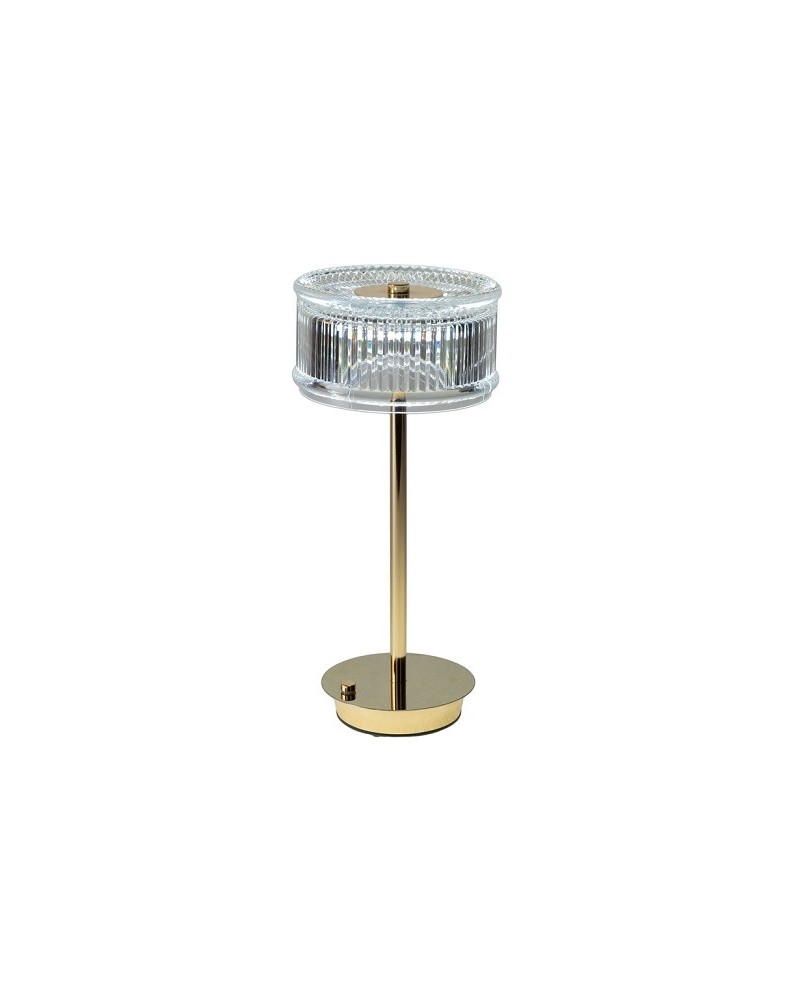 Lampade e Luci | Lampada in acrilico e metallo touch ricaricabile in 3 toni | 8053178933870