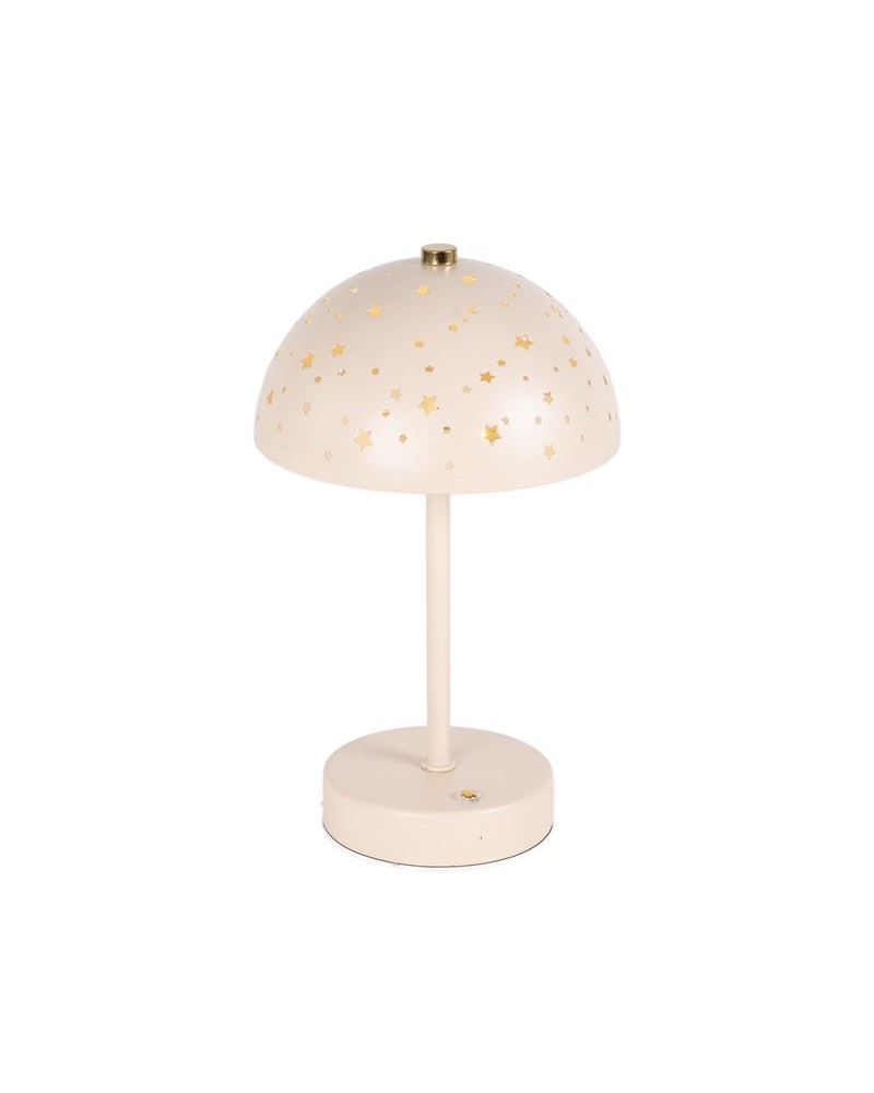 Lampade e Luci | Lampada dimmerabile touch stelle avorio ricaricabile D15 h25 | 8053178934037
