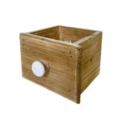 Cassetto legno cm 10x12 h 9 naturale