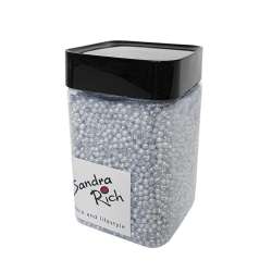 PERLE METALLICHE - 3/3,5 MM - GHIACCIO - 350 ML in Matrimoni ed eventi