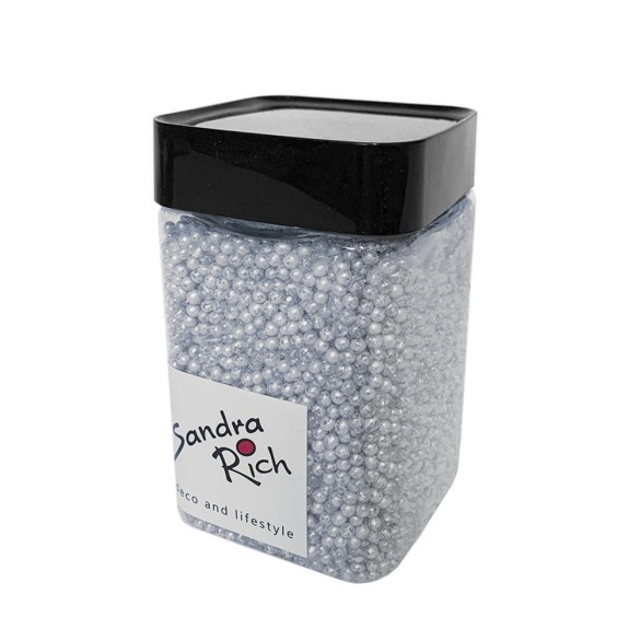 PERLE METALLICHE - 3/3,5 MM - GHIACCIO - 350 ML in Matrimoni ed eventi