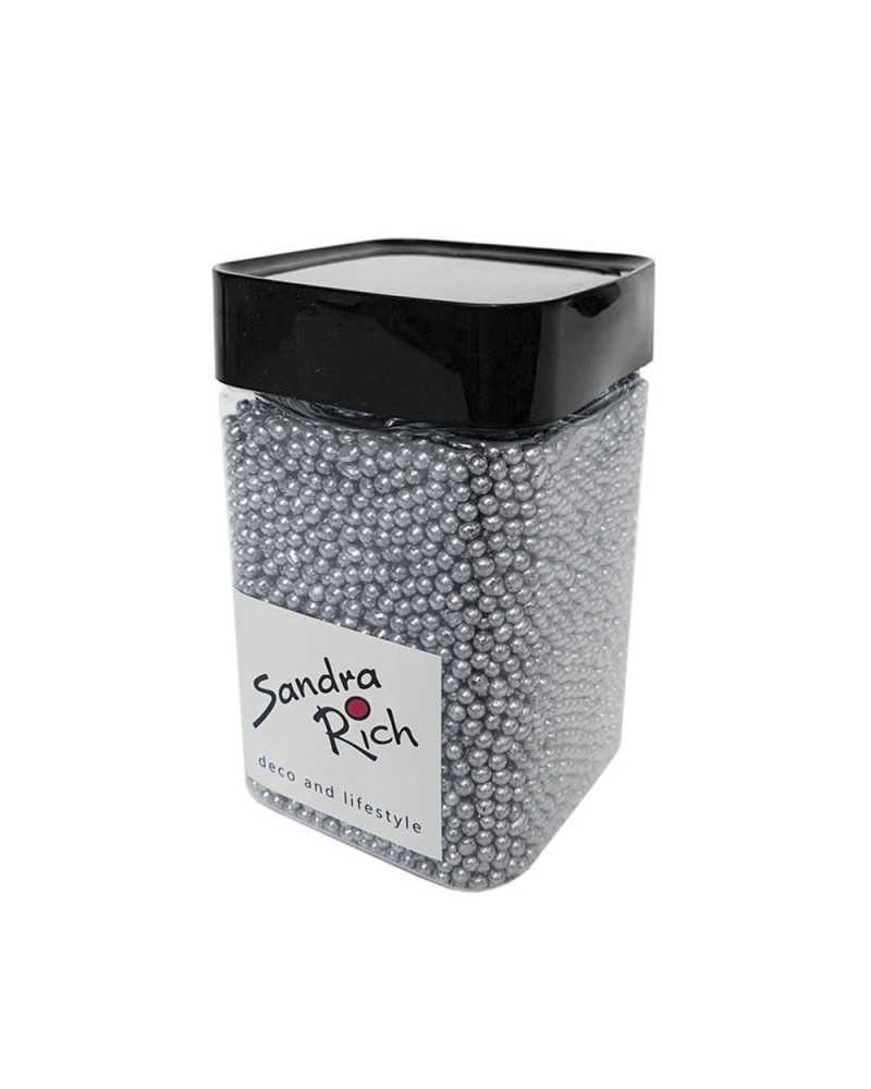 Sabbie e Decor | PERLE METALLICHE - 3/3,5 MM - ARGENTO - 350 ML | 4037166529737