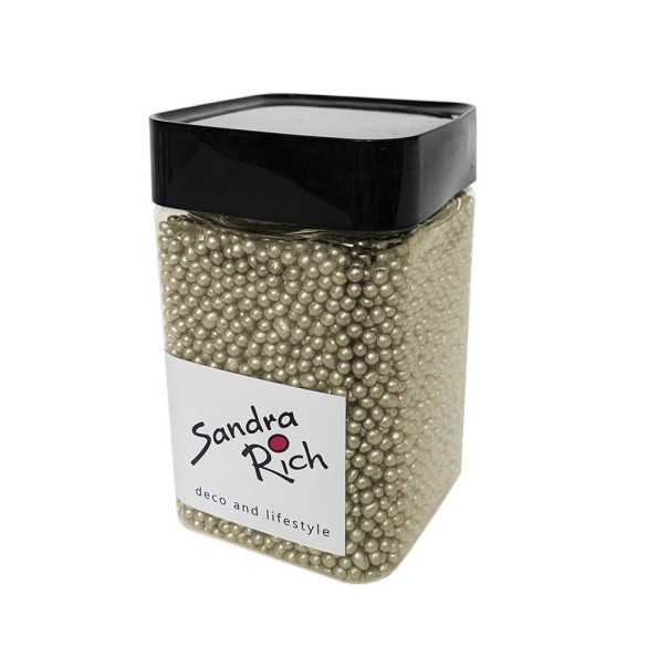 PERLE METALLICHE - 3/3,5 MM - BIANCO - 350 ML in Matrimoni ed eventi