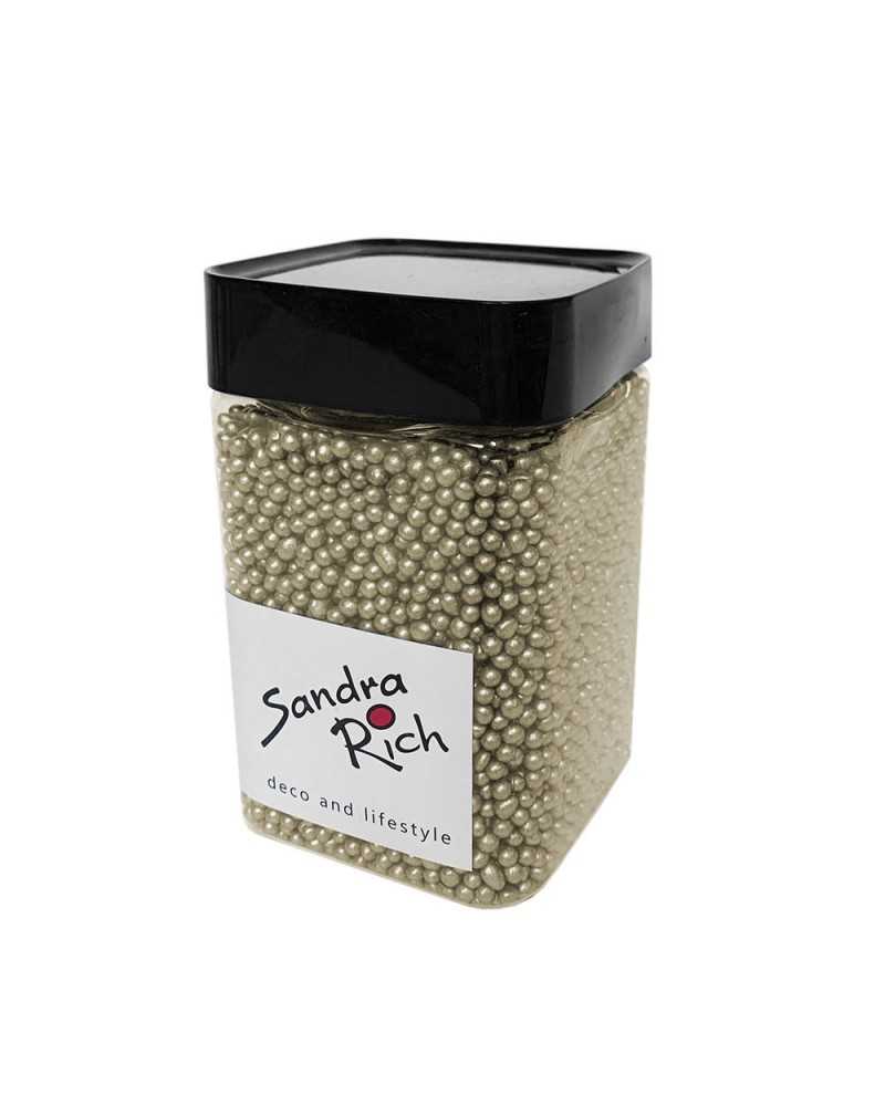 Sabbie e Decor | PERLE METALLICHE - 3/3,5 MM - BIANCO - 350 ML | 4037166529744