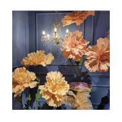 Set 3pz fiori cosmos  in foam con stelo e base