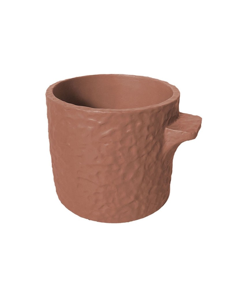 Vasi per Piante | PORTAVASO TONDO - D.14 CM X H.16 CM - BIANCO/ORO | 4027234904832