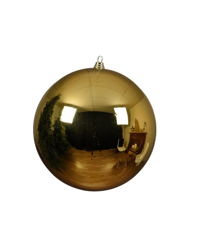 Palline di Natale | Pallina in plastica shiny d.14 cm - oro | 8716128590171