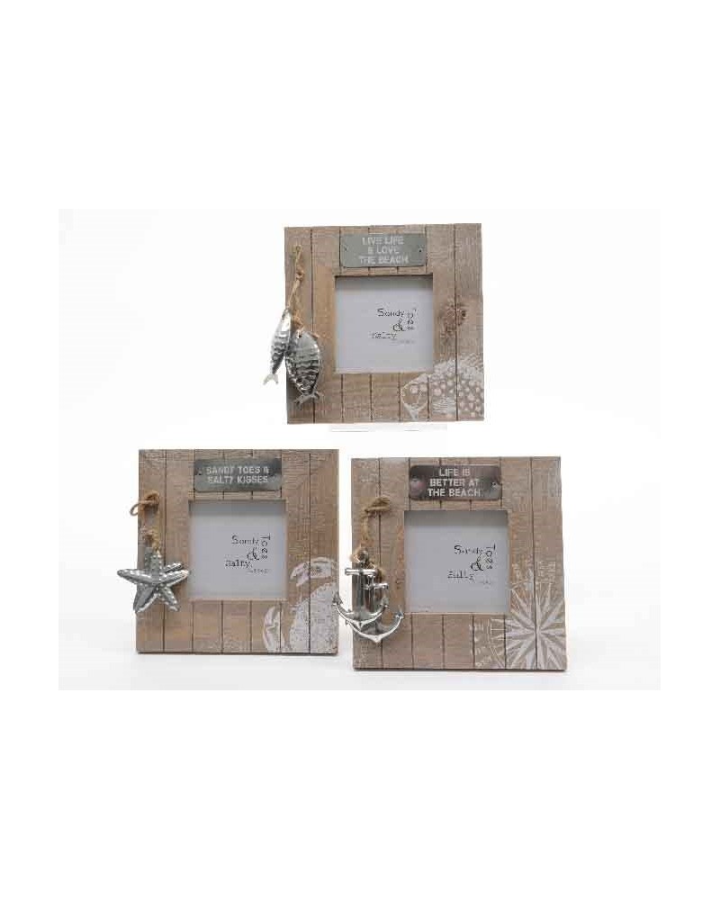 Decorazioni | Portafoto in legno 3 ass 20x20 | 8718533614541