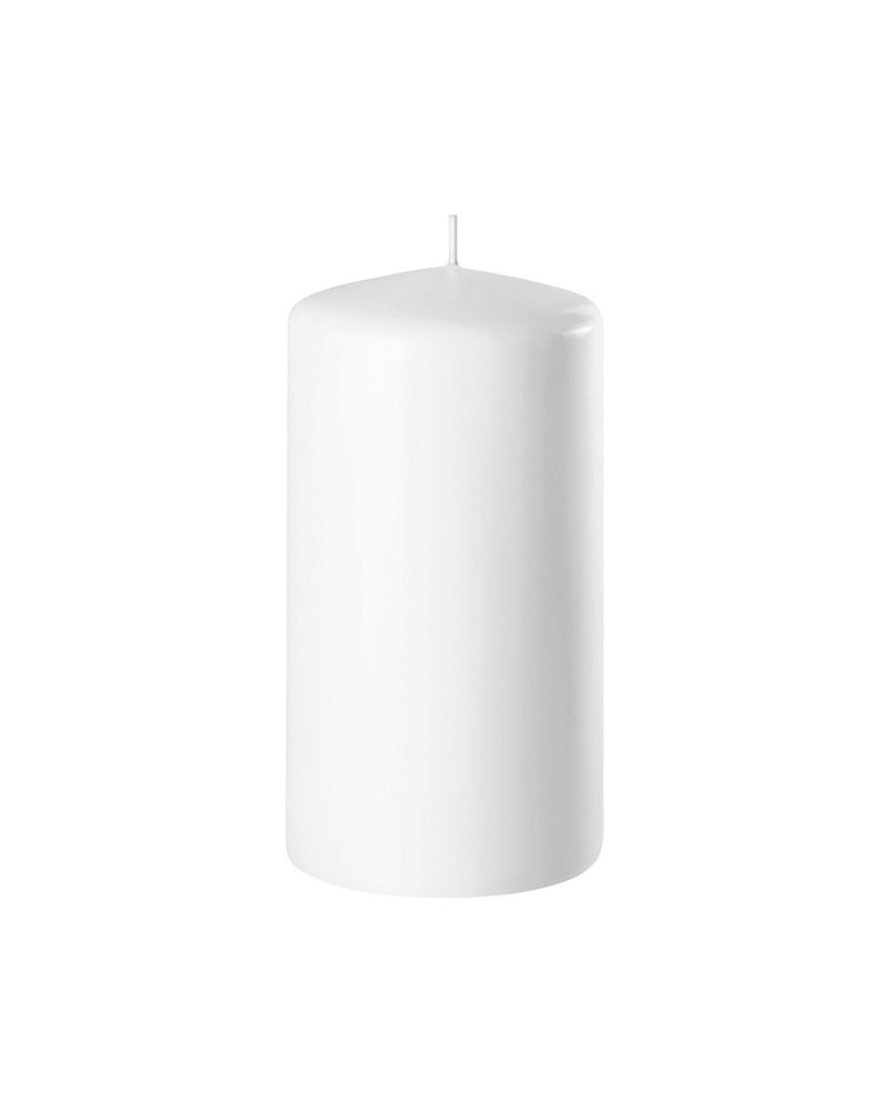 Candele | Cf 6 pz Candela Moccolo mm 60 h80 bianche | 8009851076495