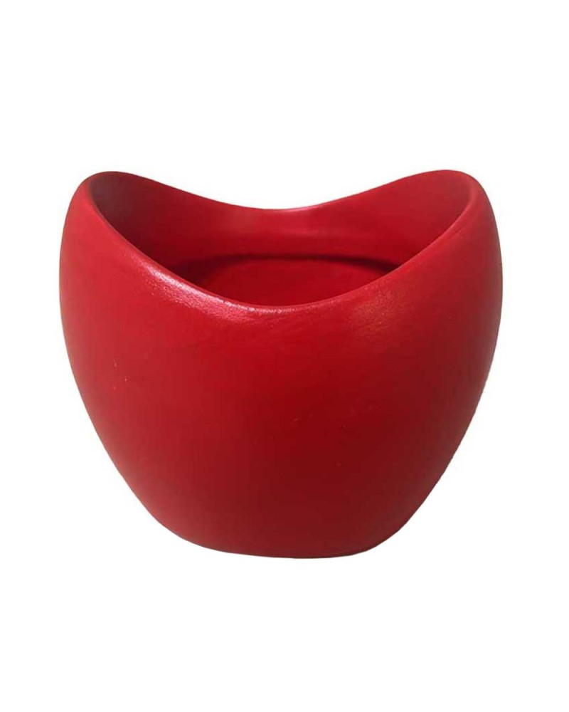 Decor Vasi & Coprivasi | Vaso a cuore cm 8 h7.5 int 6-5 rosso | 8058045134398