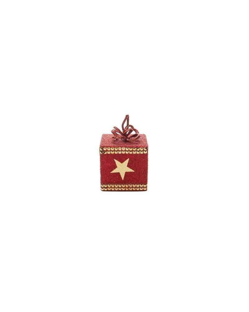 Decorazioni Natalizie | Pacchetto cm 8 regalo x albero red | 