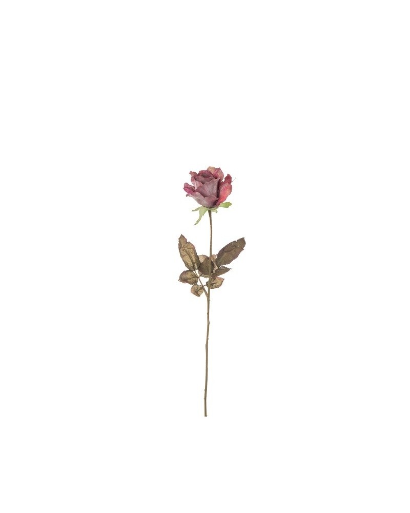 Fiori Artificiali | Ramo rosa alice cm 60 mauwe cf 24pz | 
