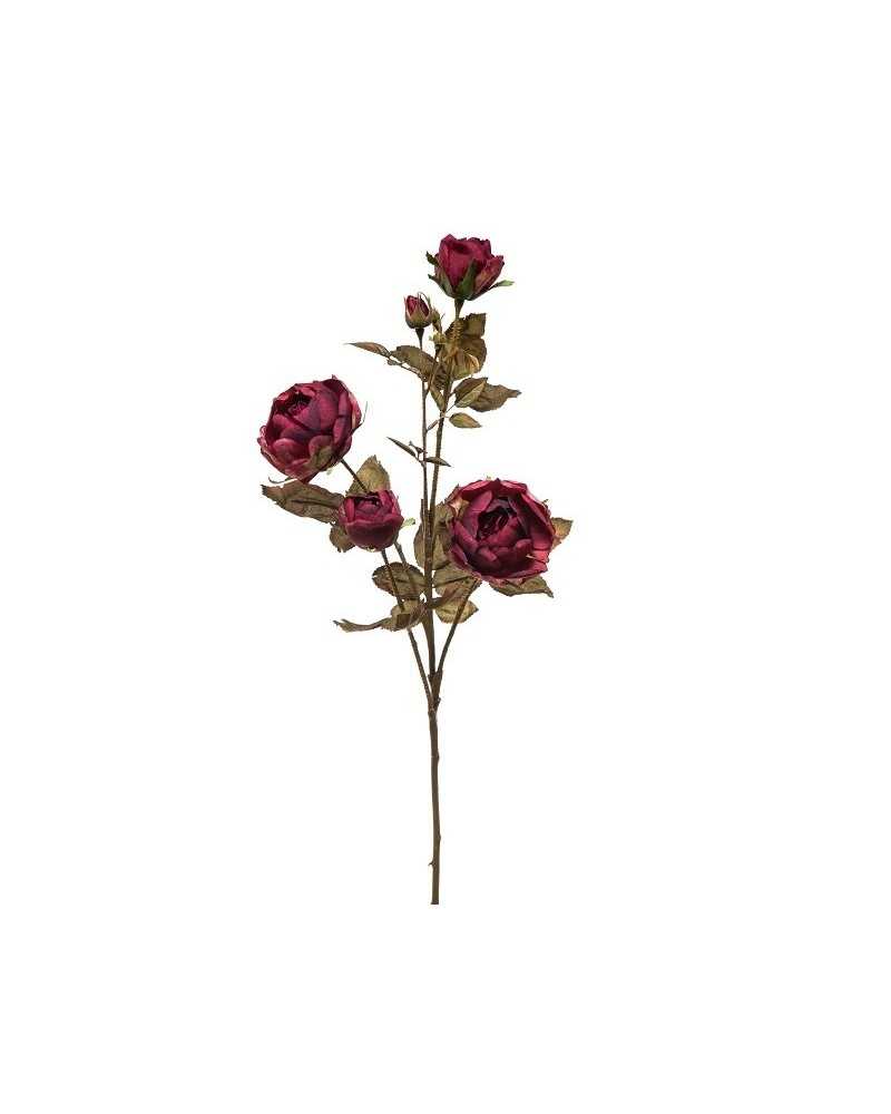 Fiori Artificiali | Tralcio rose edith cm 75 beauty cf 12pz | 