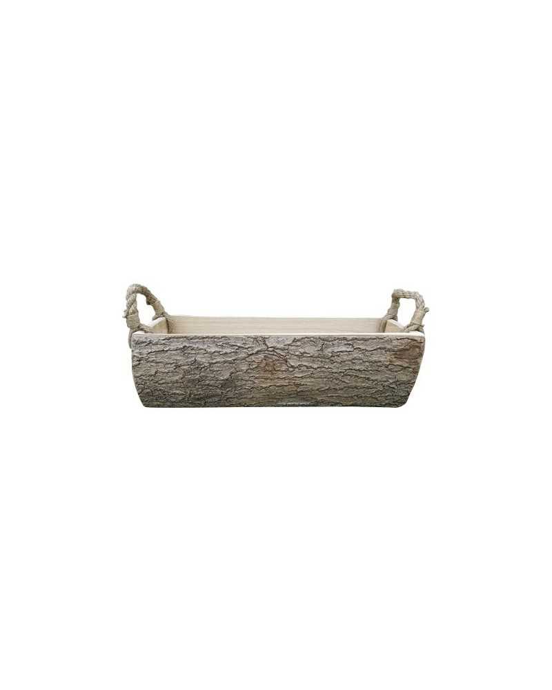 Vasi per Piante | Fioriera cm 61x21-18h legno naturale | 