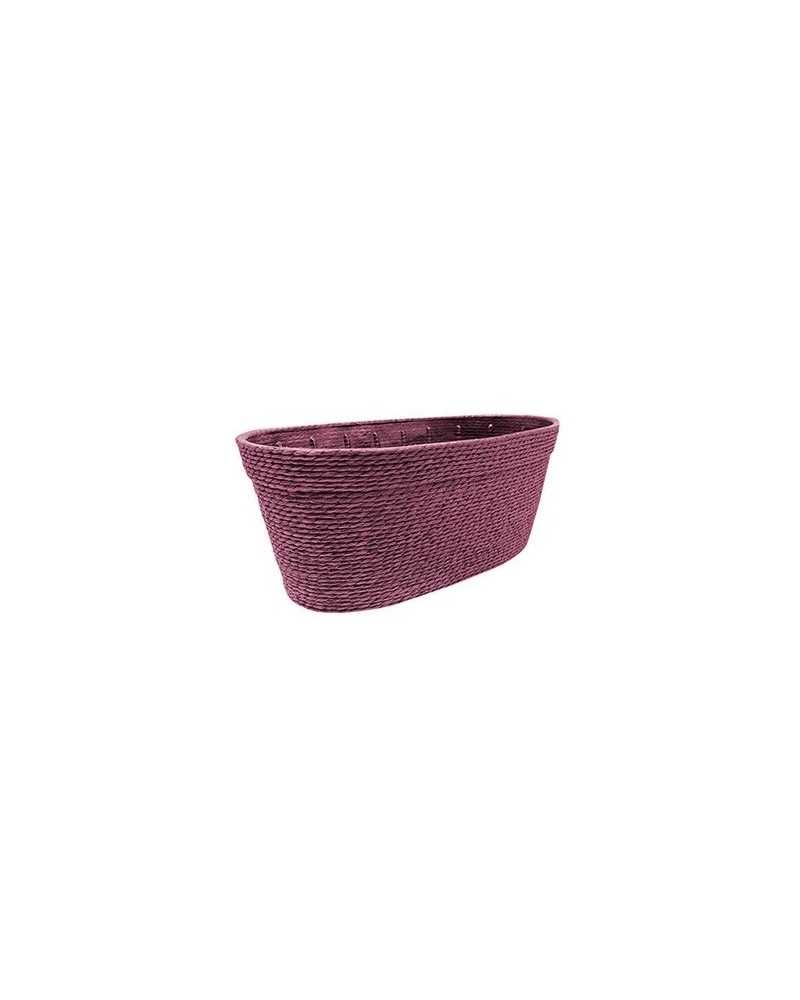 Decor Vasi & Coprivasi | Cf 3 pz ovali corda cm 23x11 h 10 mauwe ( 3 ) | 