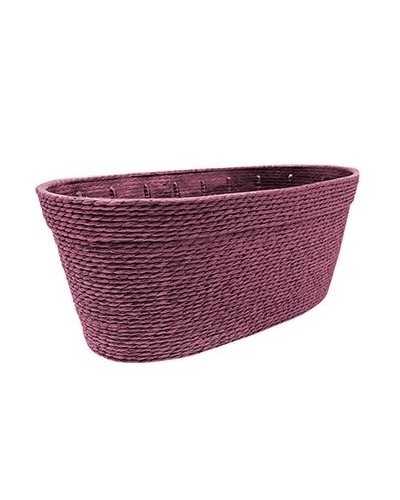 Cesti in Vimini e Naturali | Cf 3 pz ovali corda cm 23x11 h 10 juta | 