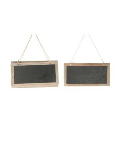 Mollette e Lavagne | Set 5pz lavagne con corda cm 30x15 | 