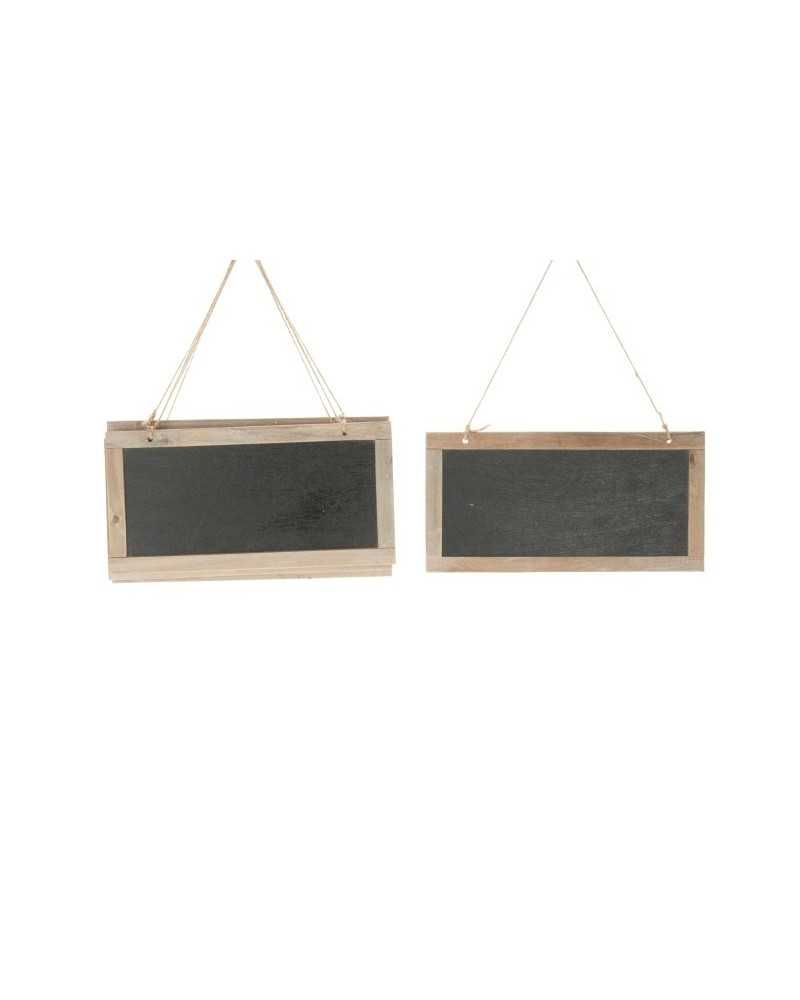 Mollette e Lavagne | Set 5pz lavagne con corda cm 30x15 | 