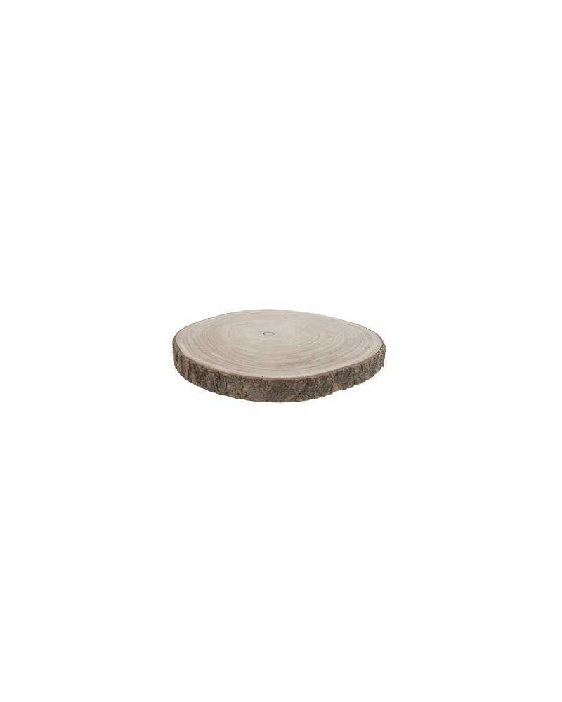 Decorazioni | Disco di legno cm 40 h4 naturale | 