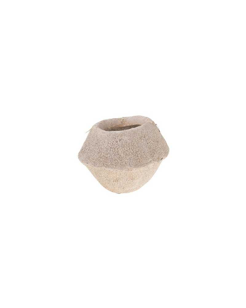 Decor Vasi & Coprivasi | Sapucaja cm 12 h 18 white-wash | 