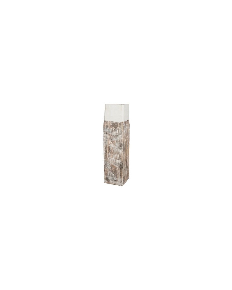 Arredamento | Colonna di legno cm25x25 h78 natural white | 