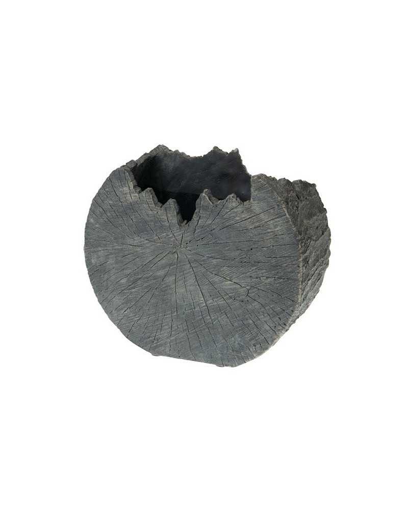 Decor Vasi & Coprivasi | Vaso in cement salice cm 21x9 h16.5 dark grey | 