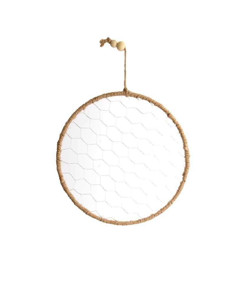 Decorazioni | Cerchio corda con rete cm 28 | 