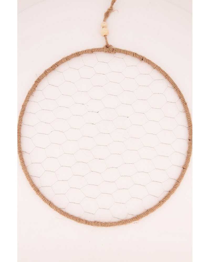 Decorazioni | Cerchio corda con rete cm 58 | 