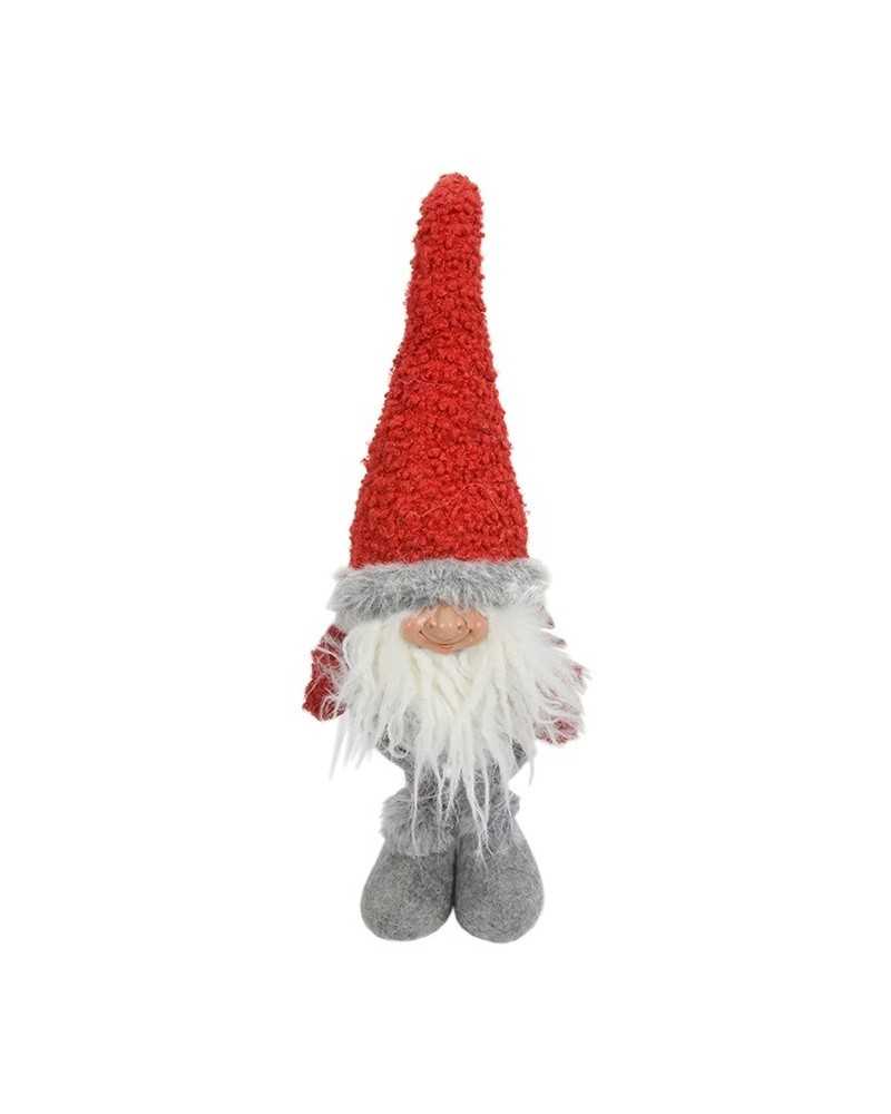 Soggetti e Personaggi | Gnomo in tessuto cm 45 babbo natale | 