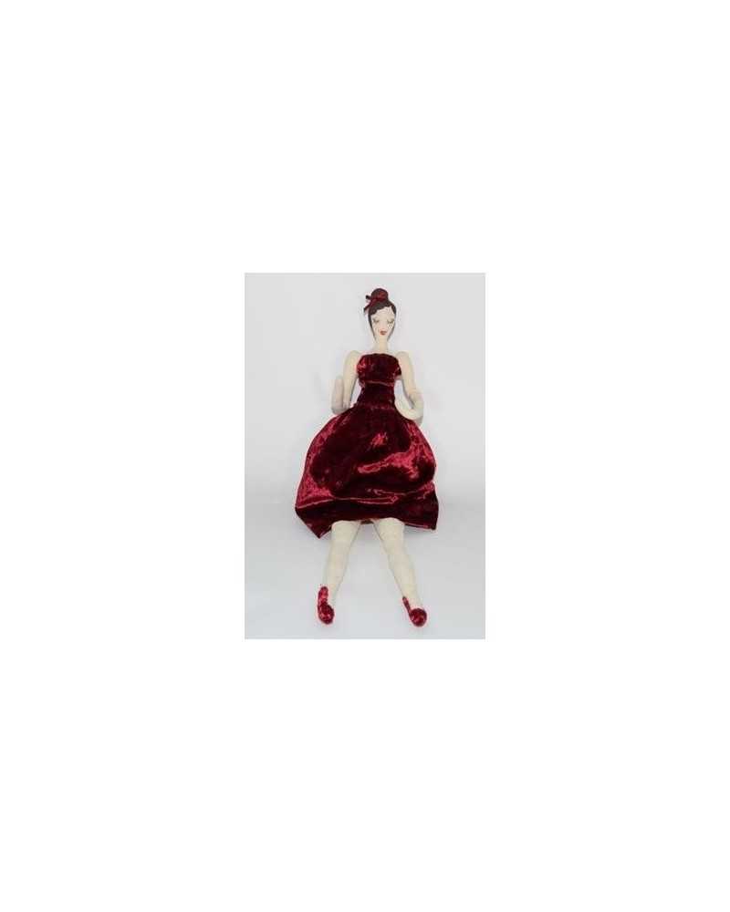 Soggetti e Personaggi | Bambola seduta con ombrello red | 