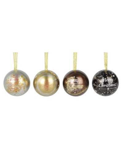 Palline di Natale | Cf 6pz palline apribili dm 6 in metallo colori ass | 