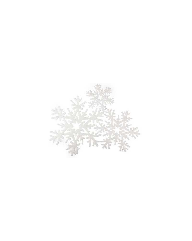 Applicazioni | Set3 fiocchi di neve polyester bianchi dm 382920 cm | 