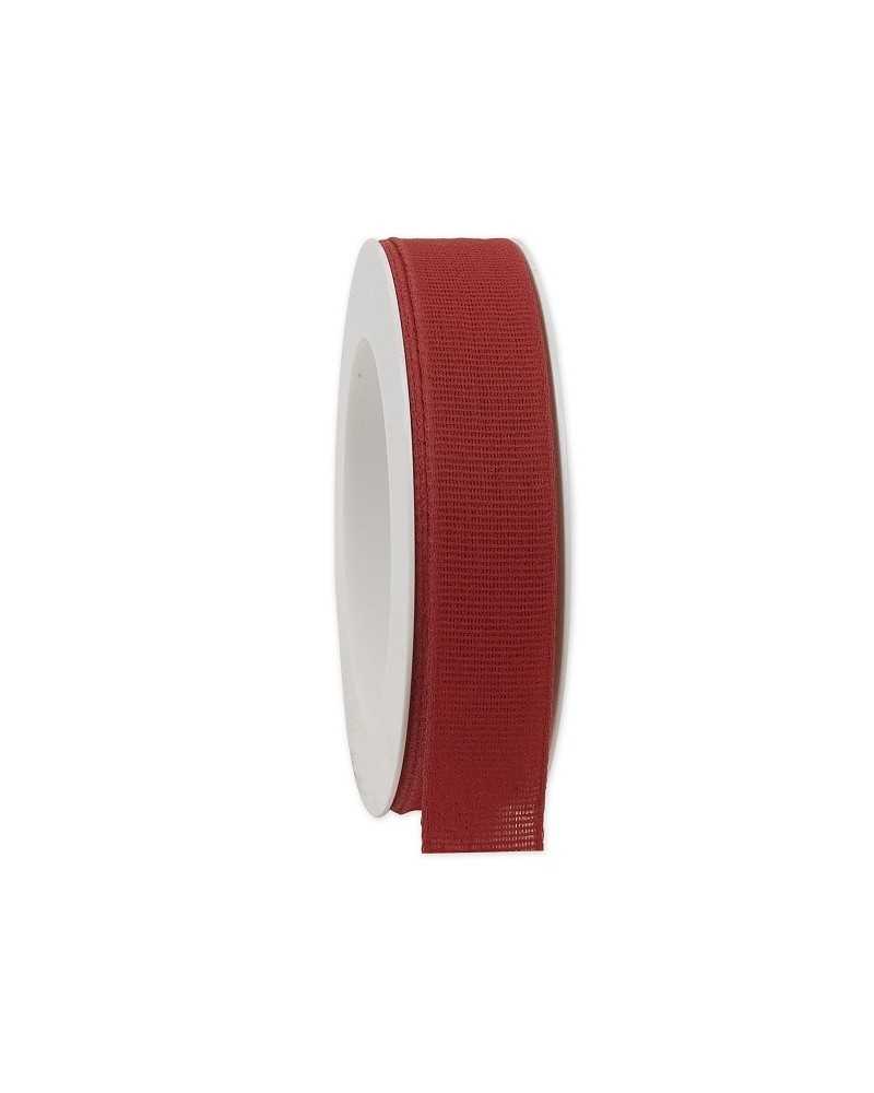 Nastri e Cordini | Nastro natur taft mm 25 x20 mt red | 