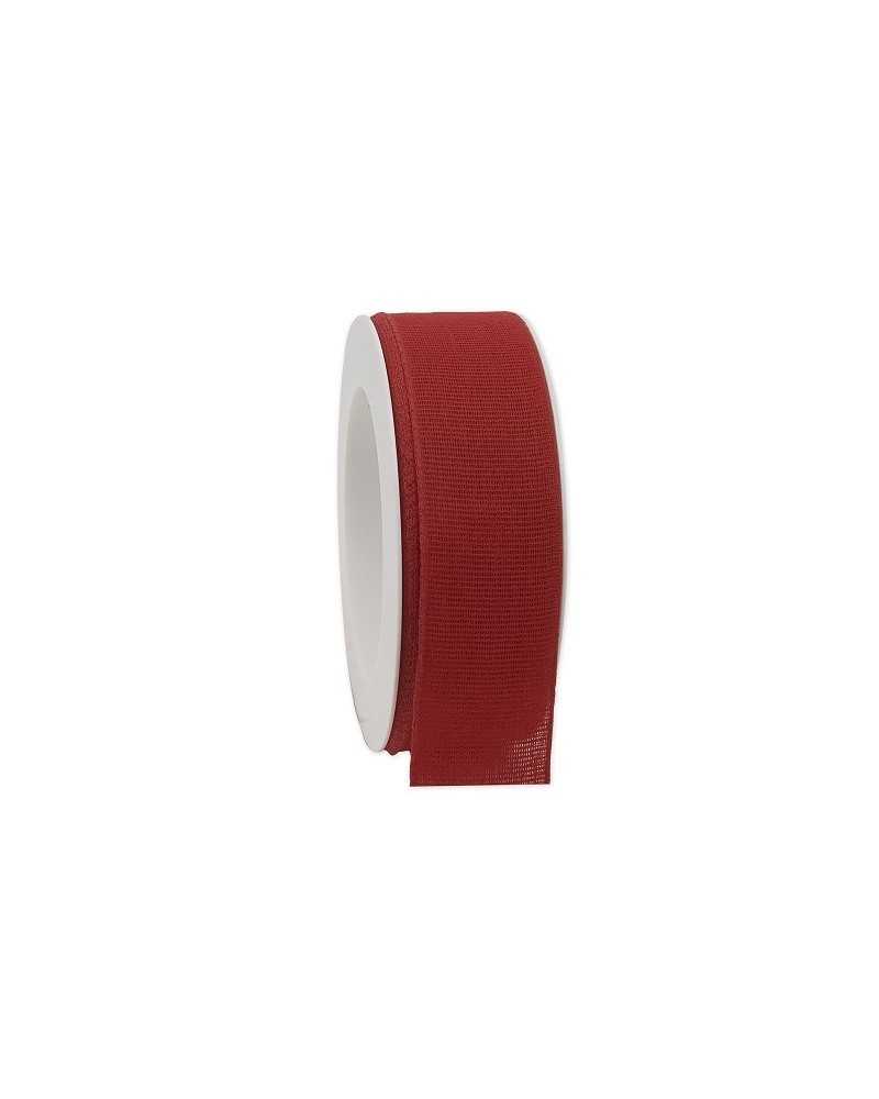 Nastri e Cordini | Nastro natur taft mm 40 x20 mt red | 