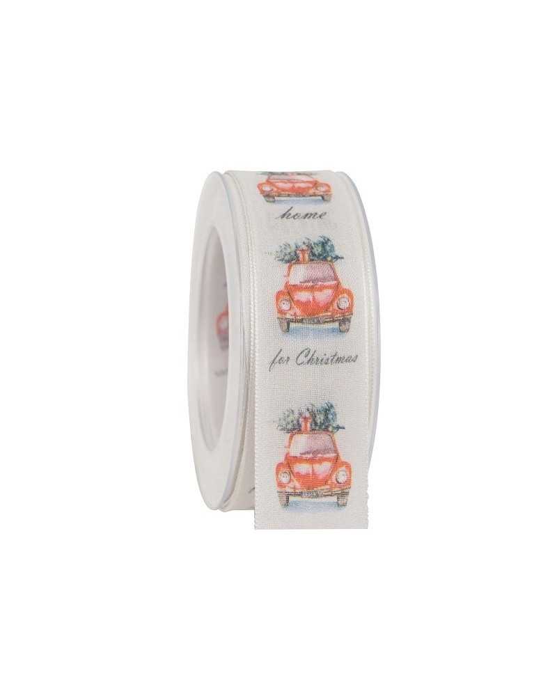 Nastri e Cordini | Nastro auto christmas mm 40 x 20 mt light grey | 