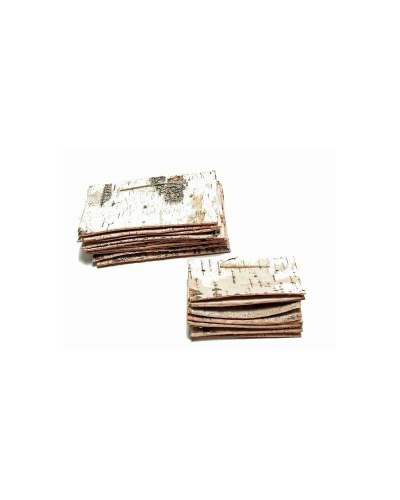 Decorazioni | Cf 10 fogli cm 19x12 di betulla | 