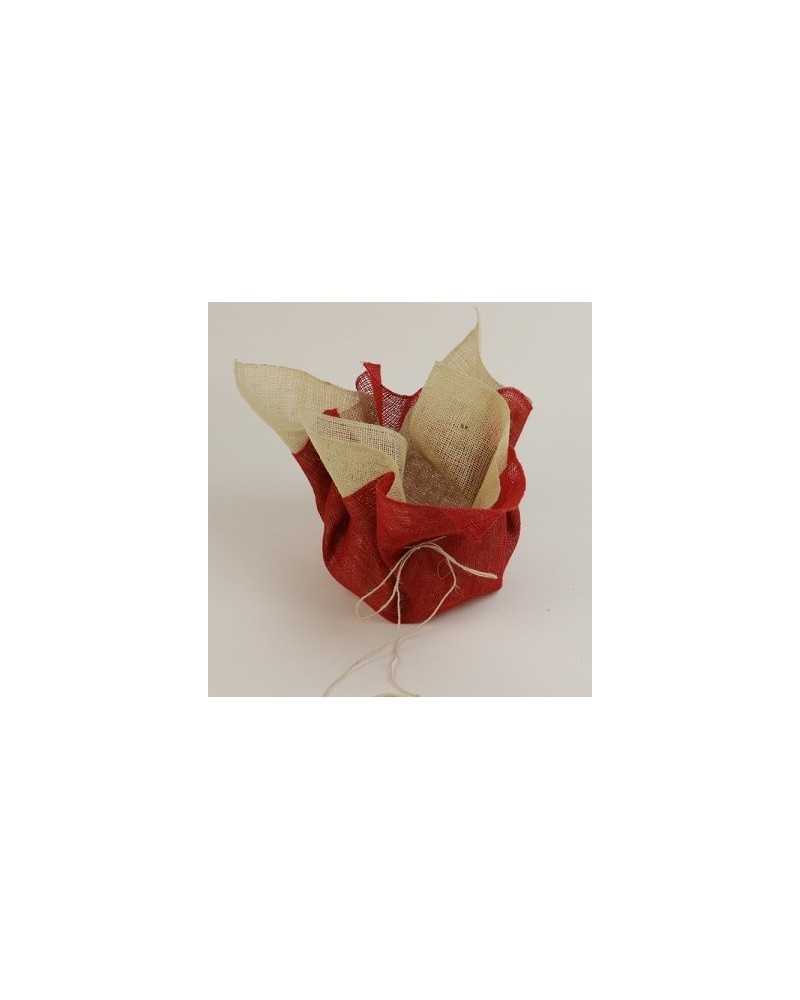 Dettagli per Confezioni | Caspo sacco yuta wrap red sq 60 | 