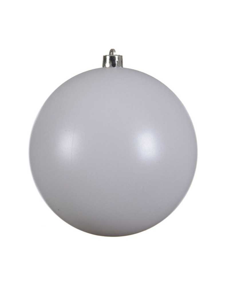 Palline di Natale | Pallina di plastica shiny 14cm bianca | 