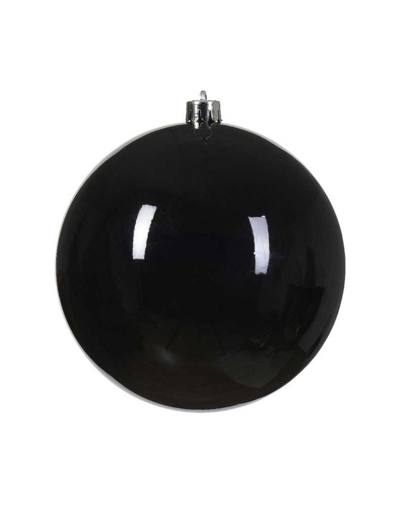 Palline di Natale | Pallina di plastica shiny 14cm nera | 