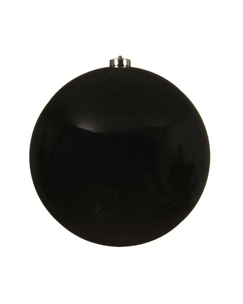 Palline di Natale | Pallina di plastica shiny cm 20 nera | 