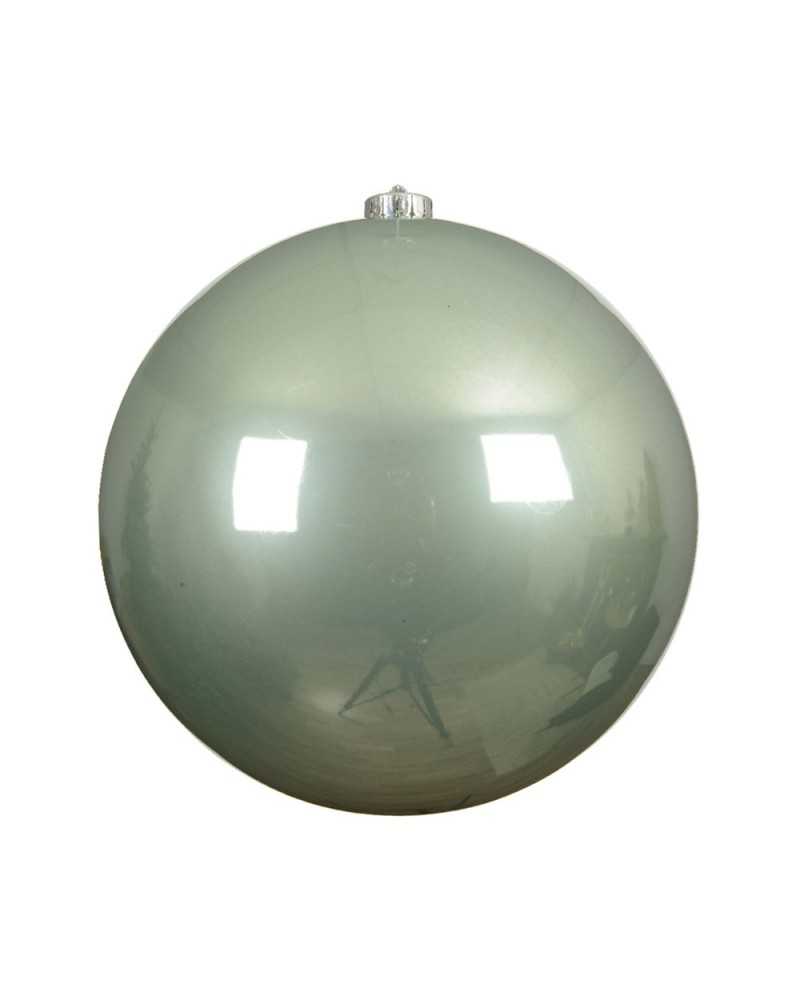 Palline di Natale | Pallina di plastica shiny 14cm green matcha | 