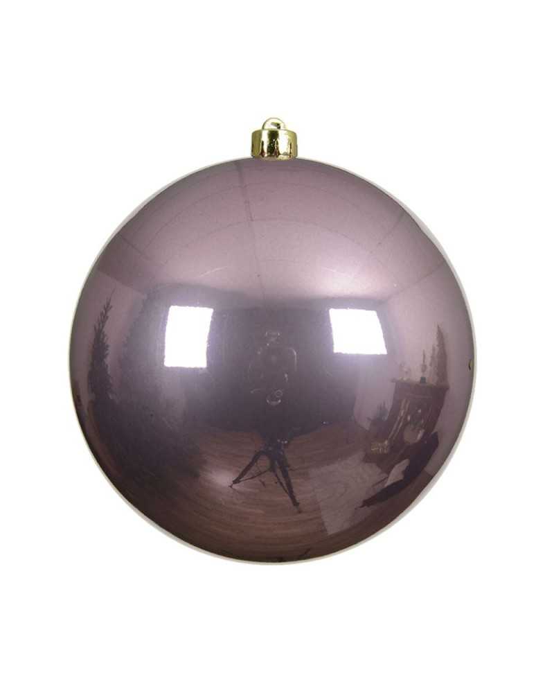 Palline di Natale | Pallina di plastica shiny cm 20 vintage pink | 