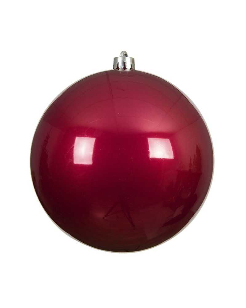Palline di Natale | Pallina di plastica shiny 14cm fucsia | 