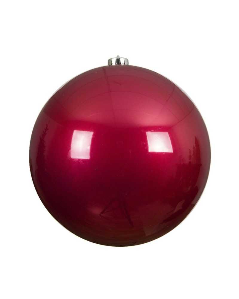 Palline di Natale | Pallina di plastica shiny cm 20 fucsia | 