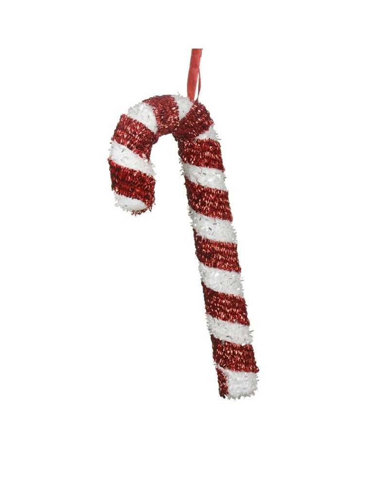 Decorazioni Natalizie | Candy stick in foam dm 2.5 h 20 rosso bianco | 