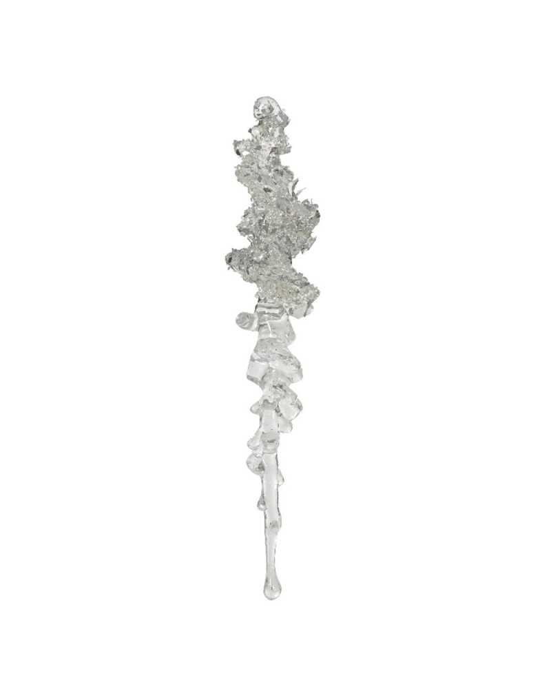 Decorazioni Natalizie | Ghiacciolo in plexi cm 17 trasparente (15) | 