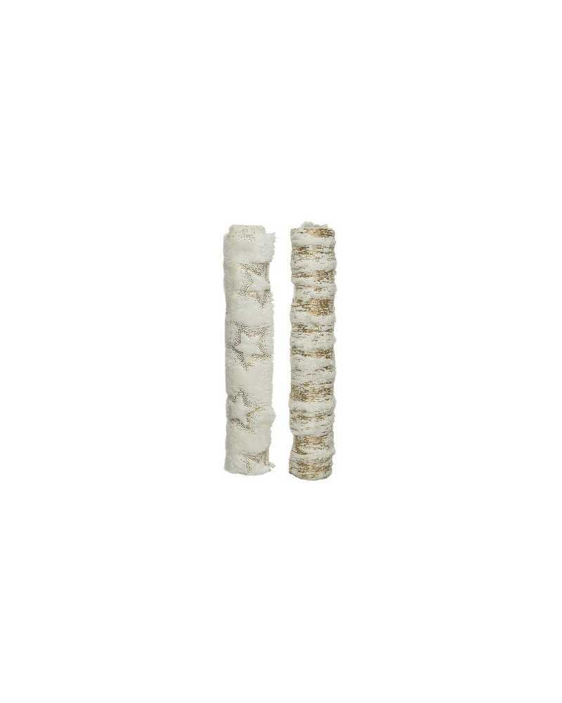 Tavola | Runner cm 35 x 2mt white gold | 