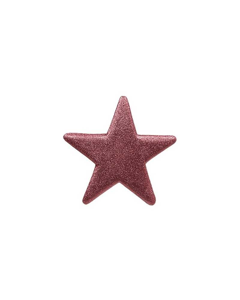 Decorazioni | Stella cm 50 glitterata coral dust | 