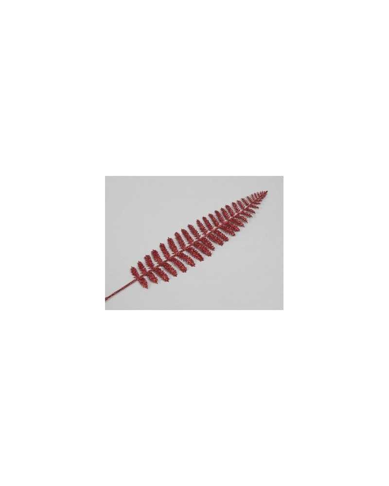 Pick | Cf 6 pz pick cm 60 felce glitterata rossa | 