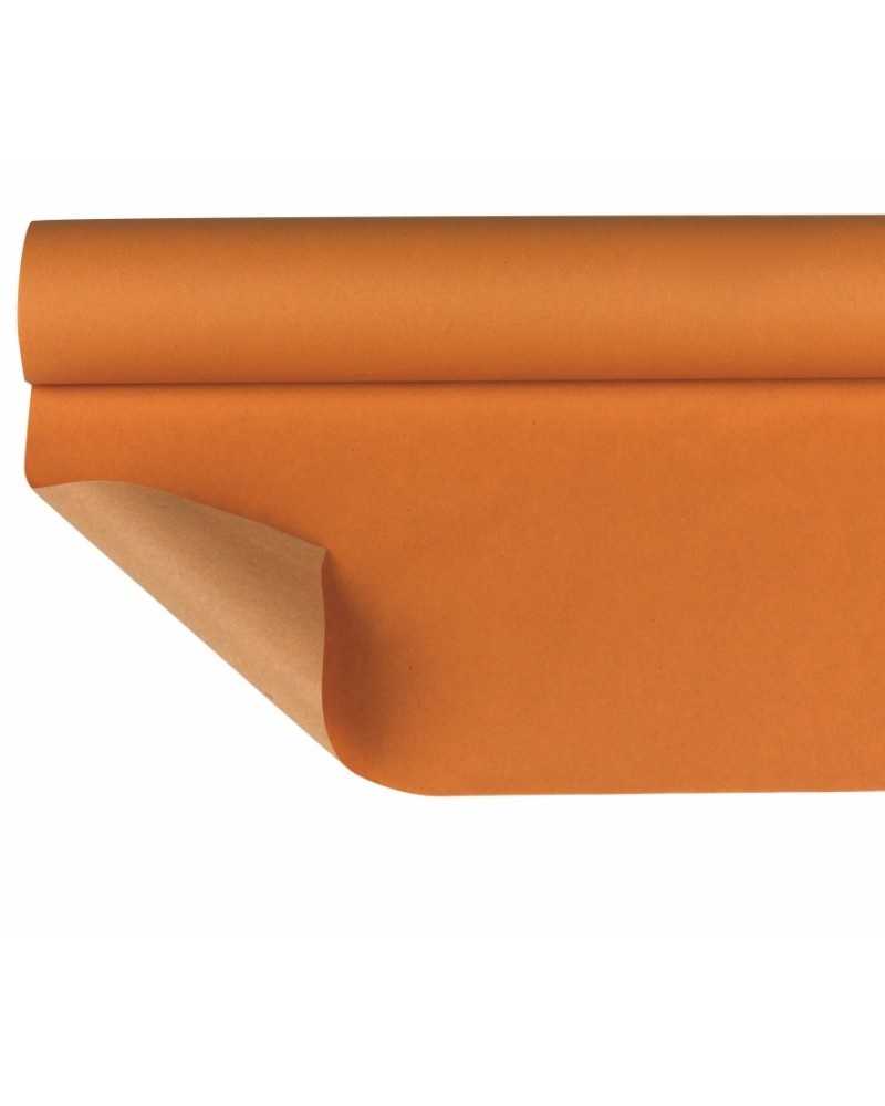 Carte Decorative | Bobina kraft pieno cm 100 x 40 mt arancio | 